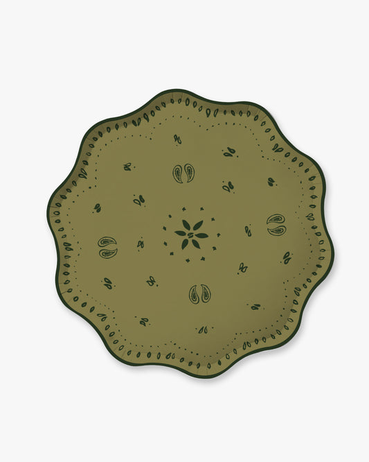 Rodeo Dinner Plate Set - Olive