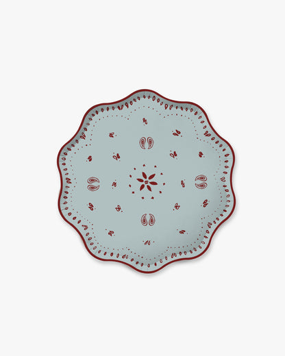 Rodeo Dessert Plate Set - Powder