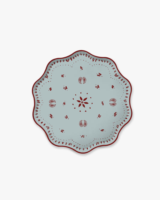 Rodeo Dessert Plate Set - Powder