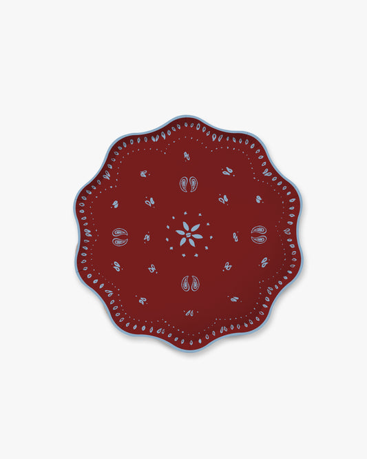Rodeo Dessert Plate Set - Rouge