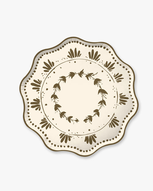 Plume Dinner Plate Set in Cypress