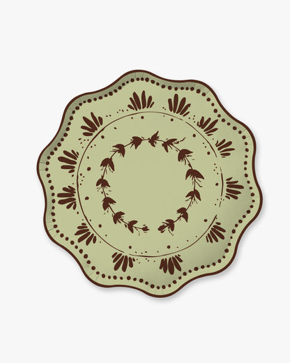 Plume Dinner Plate Set - Mint