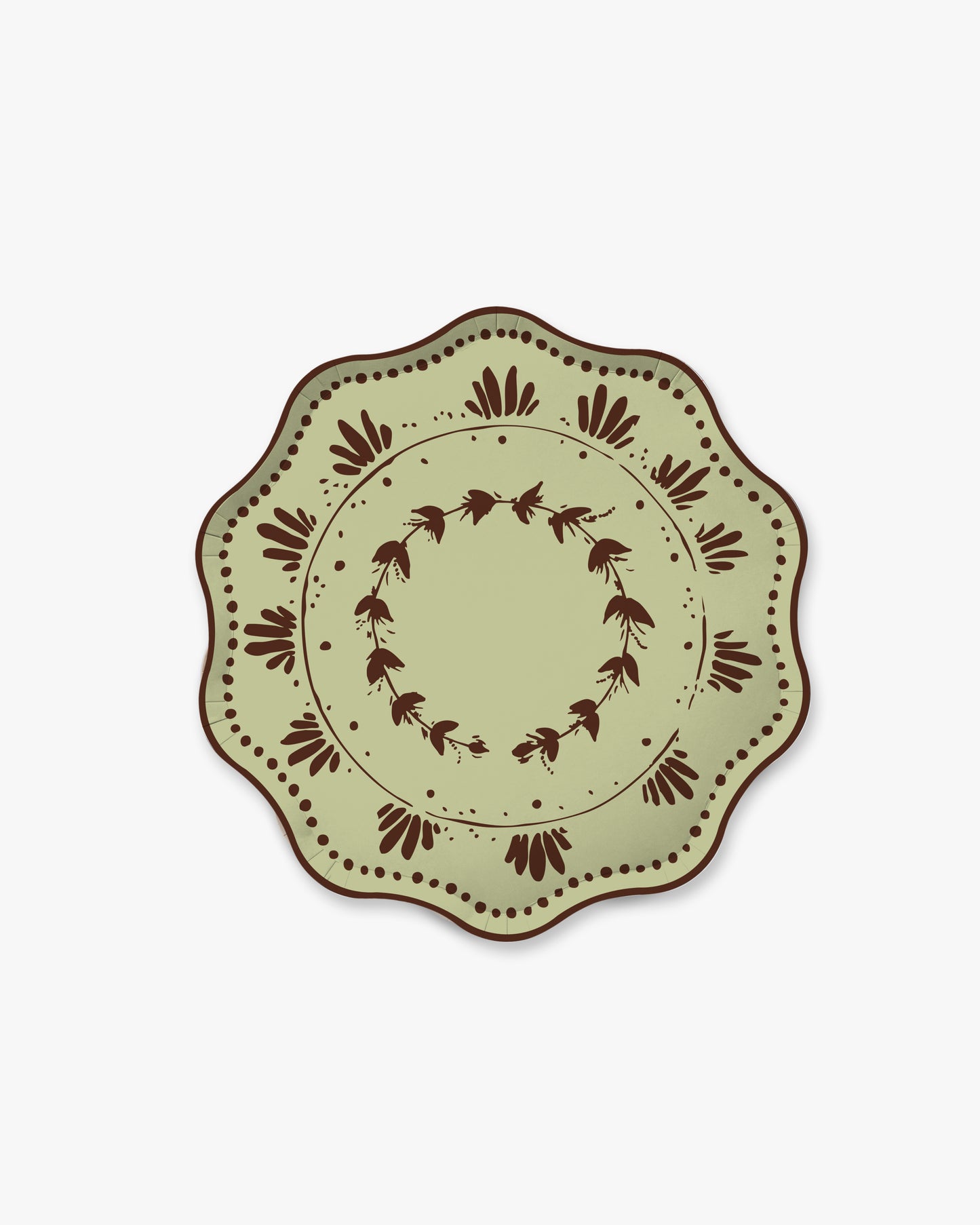 Plume Dessert Plate Set - Mint