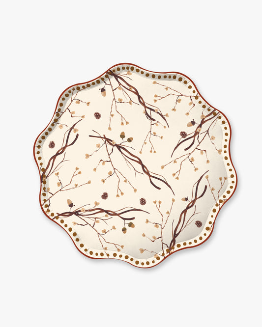 Whispering Woods Dinner Plate in Bramble