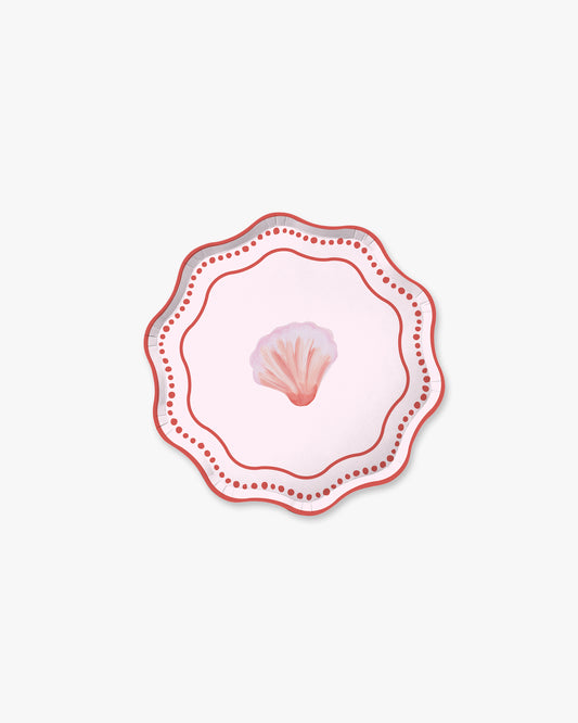 Sirena Duet Hors d'Oeuvres Plate Set - Opaline