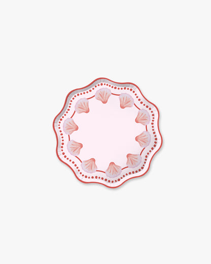 Sirena Hors d'Oeuvres Plate Set - Opaline