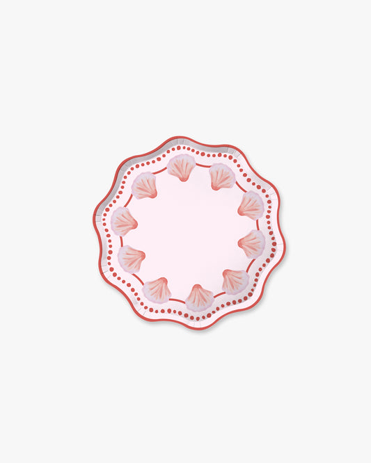 Sirena Hors d'Oeuvres Plate Set - Opaline