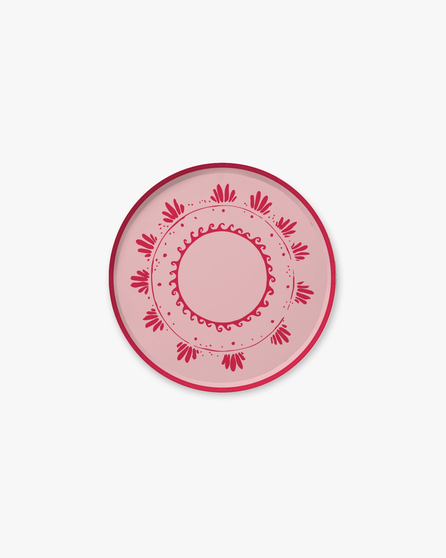 Soleil Hors d'Oeurves Plate Set - Flamingo