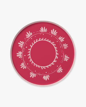 Soleil Dinner Plate Set - Fuchsia