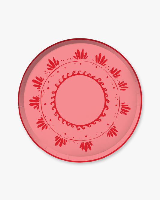 Soleil Dinner Plate Set - Watermelon