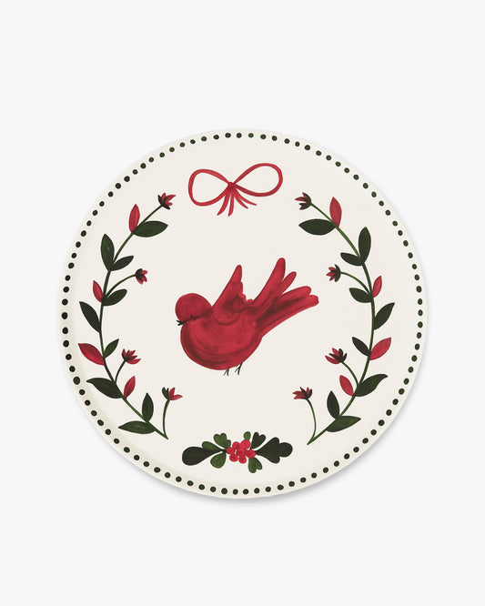 Yuletide Dinner Plate Set - Merry